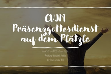 CVJM Gottesdienst auf dem Plätzle