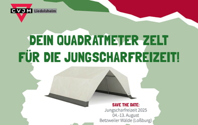 Spendenaktion Zelt für die Jungscharfreizeit