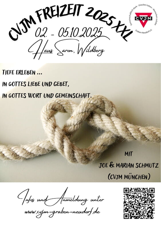 Flyer CVJM Freizeit 2025